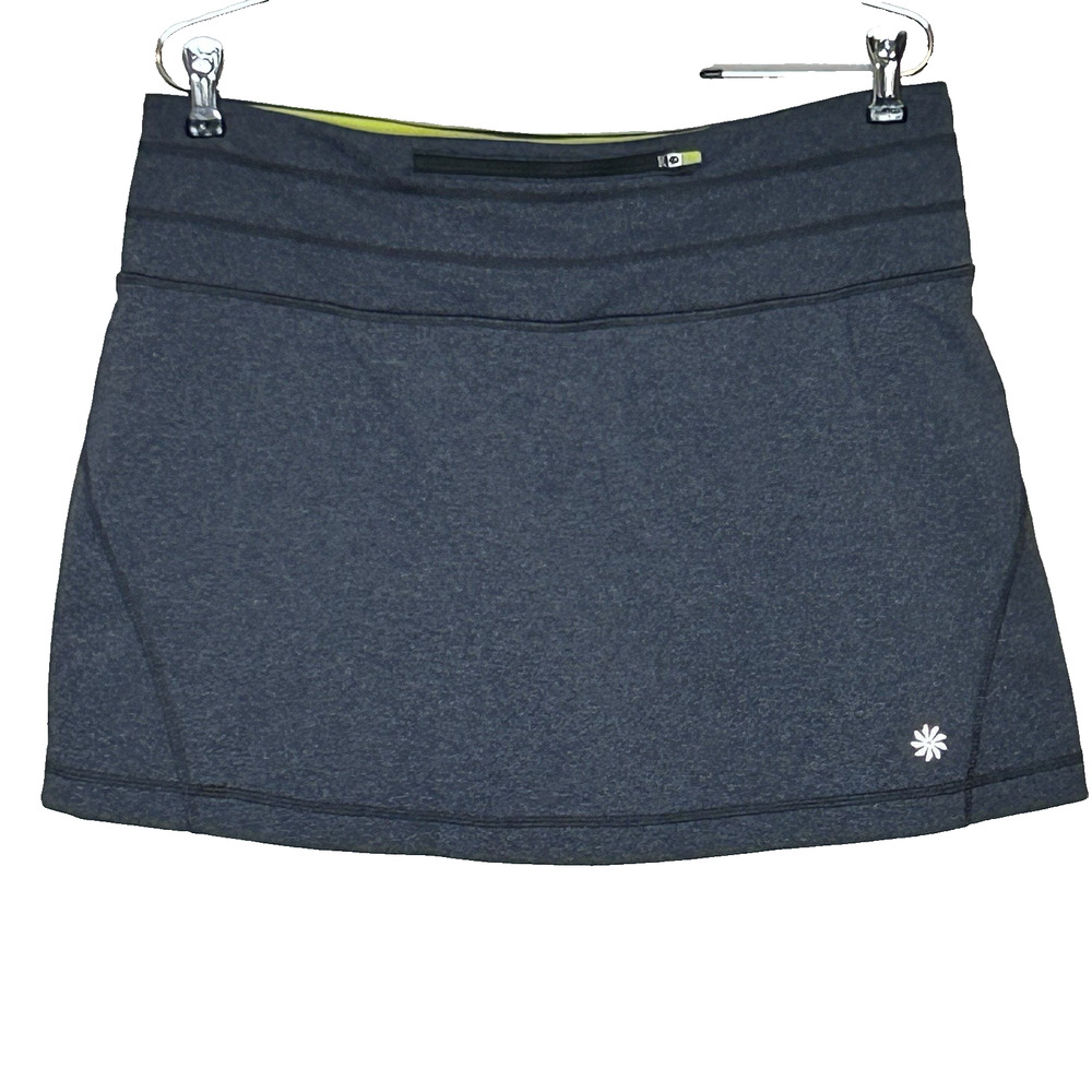 Athleta Skort Size L Gray Athletic Skirt Athleisure Tennis Run Pickleball - Picture 2 of 8
